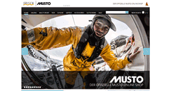 Desktop Screenshot of musto-shop.de